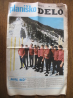 SKI JUMP PLANICA NEWSPAPER PLANISKO DELO - Idiomas Eslavos