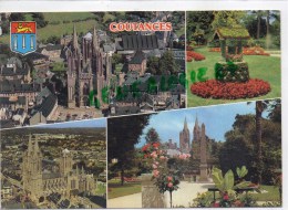 50 - COUTANCES - VUE AERIENNE  LA CATHEDRALE - Coutances