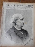 LVP 1888 : Gravure (portrait De Leconte De Lisle) ;Le Nouvel Ulysse Par Armand Silvestre; Une Page D'AMOUR (Emile Zola) - Magazines - Before 1900