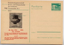 DDR P84-17-84 C74 Postkarte Zudruck BUCKELURNE FUHLROTT Finsterwalde 1984 - Cartoline Private - Nuovi