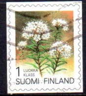 FINLAND 1993 Provincial Plants - 1KLASS (2m.30) Labrador Tea (Northern Ostrobothnia) FU - Gebraucht