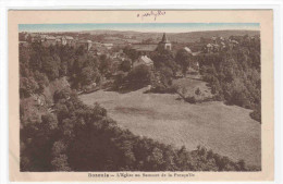 L'Eglise Au Sommet De La Presqu'ile Bozouls Averyon France 1928 Postcard - Bozouls