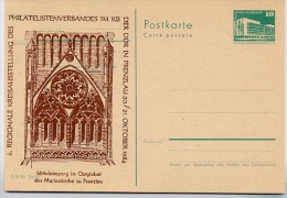 DDR P84-54-84 C98-a Postkarte Zudruck MARIENKIRCHE PRENZLAU 1984 - Postales Privados - Nuevos