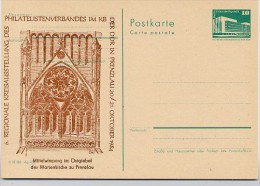 DDR P84-54-84 C98-b Postkarte Zudruck MARIENKIRCHE PRENZLAU 1984 - Private Postcards - Mint