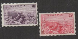 N252- ALGERIE  /  ALGERIA  . SCOTT # : 281-282 . MH  -  ORAN VIEWS - Unused Stamps