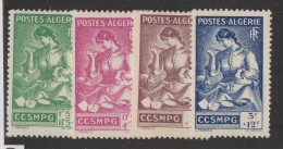 N253- ALGERIE  /  ALGERIA  . SCOTT # : B 39-42 . MH  -  CCSMPG - Unused Stamps