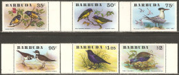 Barbuda 1976 Mi# 261-266 ** MNH - Birds - Barbuda (...-1981)