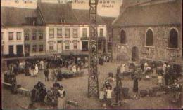 TUBIZE « La Grand’place, Un Jour De Marché » Ed. Tubize Imprimerie N. Philippart-Pierlot - Tubeke