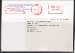 NETHERLANDS Brief Postal History Envelope NL 033  PORT PAYE Special Delivery Franking Machine Meter Mark - Cartas & Documentos