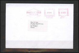 NETHERLANDS Brief Postal History Envelope NL 037 Meter Mark Franking Machine - Storia Postale