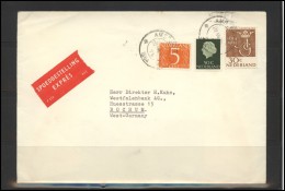 NETHERLANDS Brief Postal History Envelope NL 038 AMSTERDAM Cancellation EXPRESS Delivery - Cartas & Documentos