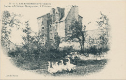 Les Trois-Moutiers (Vienne) Ruines Du Château De Montpensier, à Vézières - Les Trois Moutiers