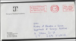 NETHERLANDS Brief Postal History Envelope 045 Rotterdam Meter Mark Franking Machine - Lettres & Documents