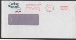 NETHERLANDS Brief Postal History Envelope 046 Rotterdam Meter Mark Franking Machine - Lettres & Documents