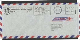 NETHERLANDS Brief Postal History Envelope Air Mail NL 048 AMSTERDAM Franking Machine Meter Mark Radio Communication - Lettres & Documents
