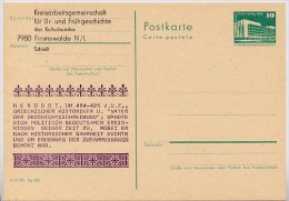 DDR P84-65a-84 C104-a Postkarte Zudruck HERODOT Finsterwalde 1984 - Private Postcards - Mint