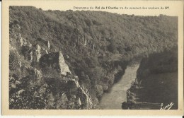 Panorama Du Val De L' Ourthe Vu Du Sommet Des Rochers De Sy.   (2 Scans) - Ferrieres