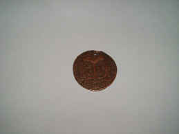 JETON TRES ANCIEN USAGE DE 1583 A ETUDIER / INSCRIPTION COLVMNA.SVIS ENTIBVS B COLLEO ?. REVERS BVREAV GECT ?. DIAM.27MM - Zonder Classificatie