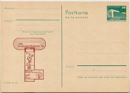 DDR P84-17-85 C119 Postkarte Zudruck OLYMPISCHER TAG Berlin 1985 - Private Postcards - Mint