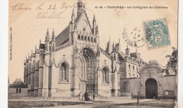 BF12057 Thouars La Collegiale Du Chateau  France Front/back Image - Thouars