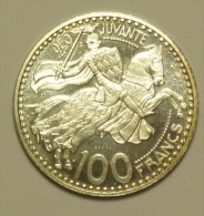 Monaco ESSAI ARGENT / Silver 100 Francs 1950 - FDC