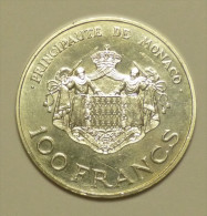 Monaco 100 Francs 1982 Argent / Silver - 1960-2001 Nouveaux Francs