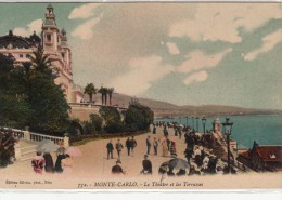 Montecarlo, - Le Thèatre Et Les Terrasses - Inused - Opéra & Théâtre