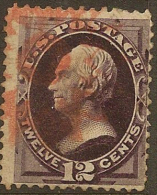 USA 1870 12c Clay SG 164 U #BL148 - Unused Stamps