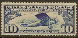 USA 1927 10c Spirit Of St Louis SG A646 HM #BL331 - 1b. 1918-1940 Neufs