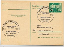 ZIRKUSKUNST Berlin 1982 Auf  DDR  Postkarte P 79 - Circo