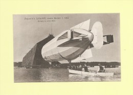 Zeppelin's Luftschiff - Neues Modell 4 - 1908 - Airships