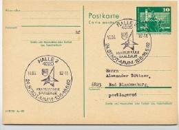 Sost. MESSE MEISTER MORGEN Halle 1982  Auf  DDR  Postkarte P 79 - Postkaarten - Gebruikt