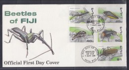 Fiji 1987 Beetles FDC - Unclassified