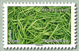 742  OBLITERATION VAGUE  ISSU CARNET LEGUMES VERTS - Adhesive Stamps