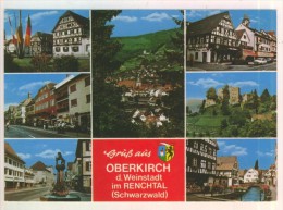 Allemagne Oberkirch  Im Renchtal (Schwarzwald)  Gruss Aus    Multi Vues   état Moyen - Oberkirch