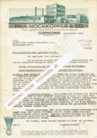 Brief 1935 LUDENSCHEID - PAUL HOCHKÖPPER & CO - Fabrik Elektronischer Installation-materialen - Autres & Non Classés