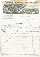 Rechnung 1929 OFFENBACH - MAYER & SCHMIDT - Schleifmaschinen Und Schmirgel-werke - Other & Unclassified