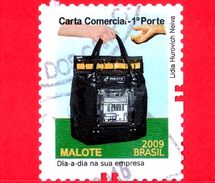 BRASILE - Usato - 2009 - Prodotti E Servizi Postali - Borsa - Malote - Mail Bag - 1 Porte - Gebruikt