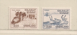 GROENLAND  ( EUGRO - 21 )  1981    N° YVERT ET TELLIER  N°   119/120     N** - Unused Stamps