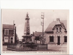 Luché Pringé - Monument élevé à La Mémoire Des Enfants Morts Pour La France 1914-18 Sur La Place  / Edition Perré - Luche Pringe