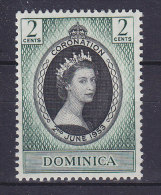 Dominica 1953 Mi. 137    2 C Queen Elizabeth Coronation MH* - Dominique (...-1978)