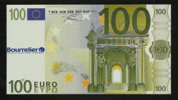 100 Euros POLYMER Note "BOURRELIER" Billet Scolaire, Type A = Size 110 X 60, RRRRR, UNC - Sonstige & Ohne Zuordnung