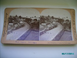 STREET VIEW  , GEORGETOWN  ST. VINCENT WEST INDIA ISLANDS  , OLD STEREOSCOPE PHOTO, 0 - Saint Vincent &  The Grenadines