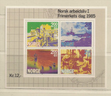 NORVEGE   ( EUNOR - 48 )    1985    N° YVERT ET TELLIER       N° 5     N** - Blokken & Velletjes