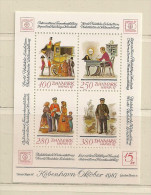 DANEMARK   ( EUDAN - 89 )    1986    N° YVERT ET TELLIER       N° 7     N** - Blocks & Sheetlets