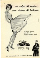 # CALZE OMSA 1950s Advert Pubblicità Publicitè Reklame Stockings Bas Medias Strumpfe - Kousen