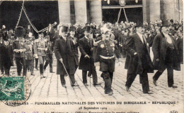 FUNERAILLES NATIONALES DES VICTIMES DU DIRIGEABLE REPUBLIQUE 1909 - Funerales