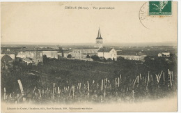 Chenas Vue Panoramique Vignoble Cru Beaujolais  Edit Chambion Villefranche Sur Saone - Chenas