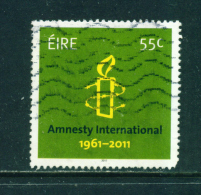 IRELAND  -  2011  Amnesty International  55c  Used As Scan - Usados