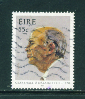 IRELAND  -  2011  Cearbhall O'Dalaigh  55c  Used As Scan - Used Stamps